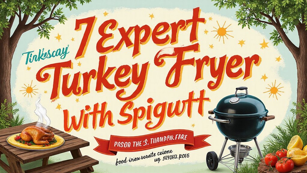30qt turkey fryer with spigot