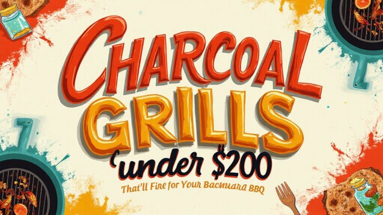 affordable charcoal backyard bbq grills
