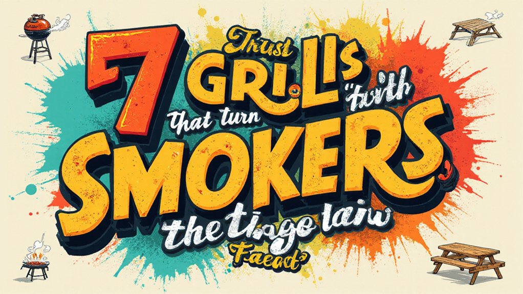 backyard feast with gas grills