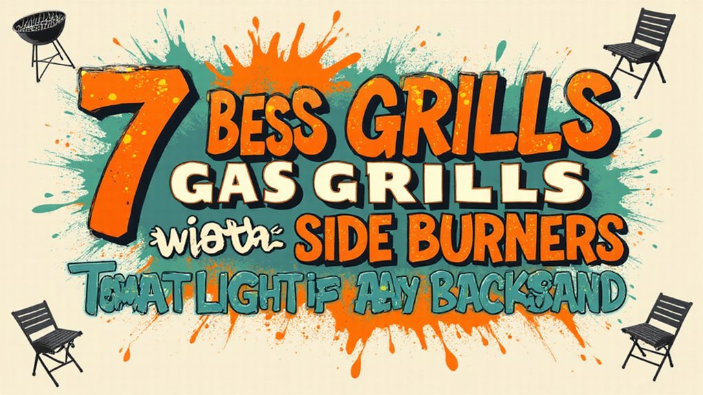 backyard gas grills with side burners