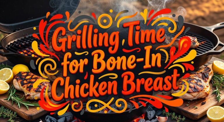 bone in chicken breast grilling time