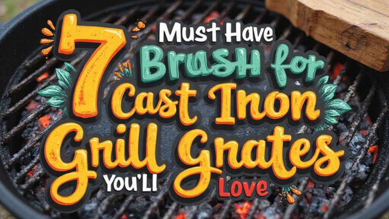 cast iron grill grate brushes