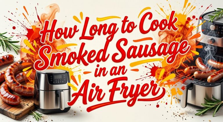 cook smoked sausage in air fryer
