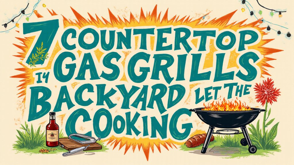 countertop gas grills backyard cooking