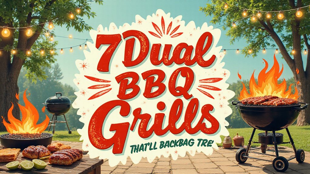 dual backyard barbecue grilling essentials