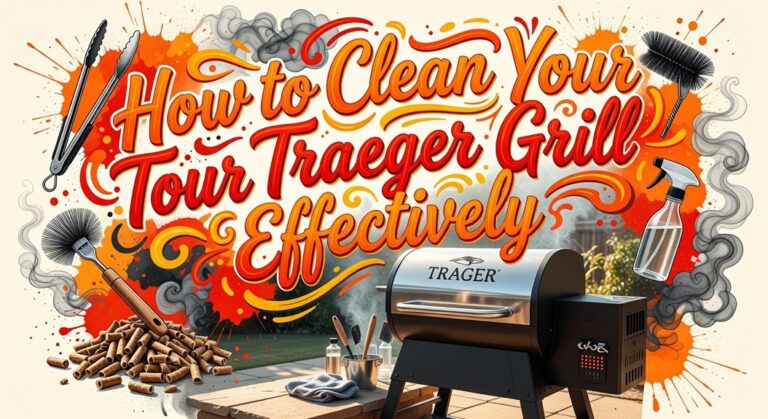 efficient traeger grill cleaning instructions