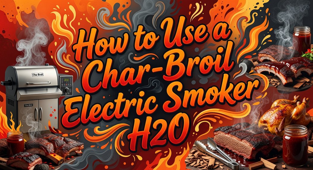 electric smoker h2o instructions
