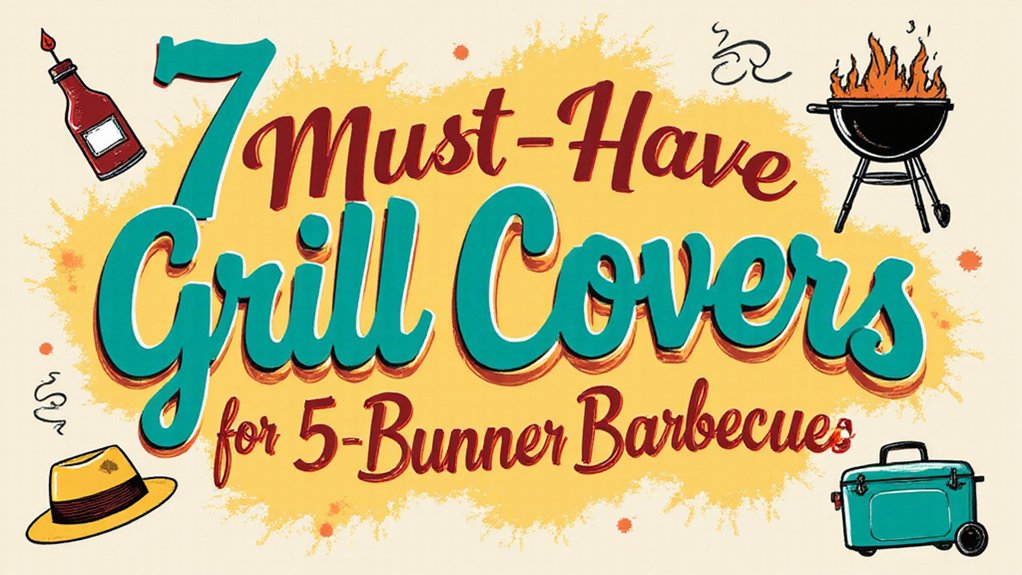 five burner barbecue grill covers needed