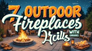 Read more about the article 7 Outdoor Fireplaces with Grills That Turn Backyard Nights Into Gourmet Experiences