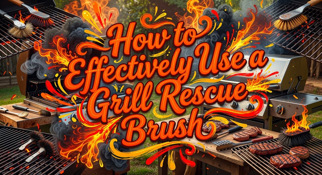 grill cleaning brush utilization tips