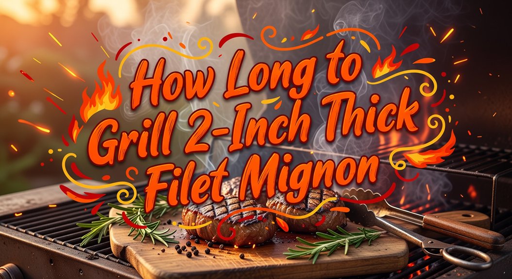 grill duration for thick filet mignon