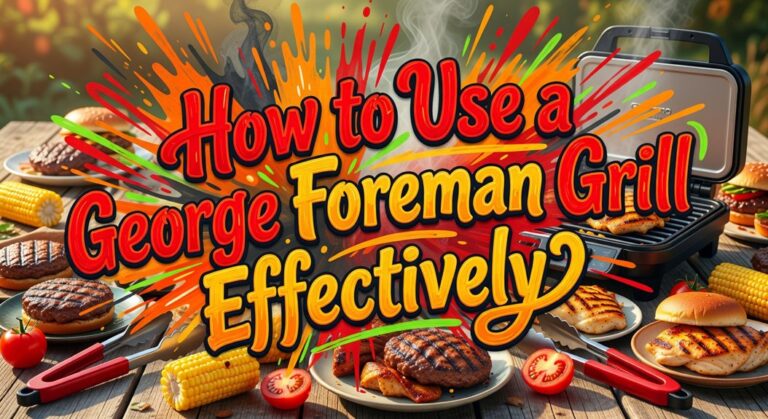 grill efficiently with george foreman