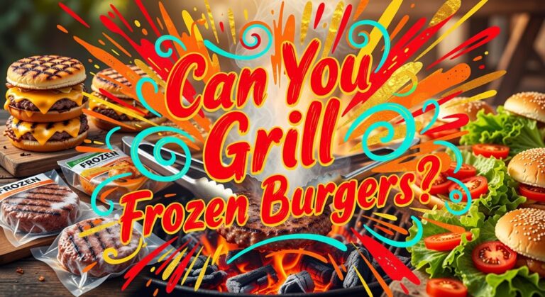 grill frozen burgers possible