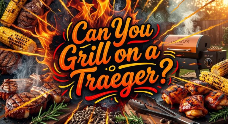 grill on a traeger