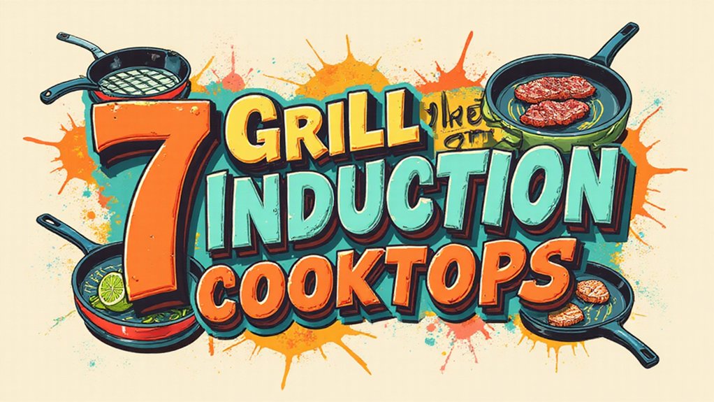 grill pans shining induction cooktops