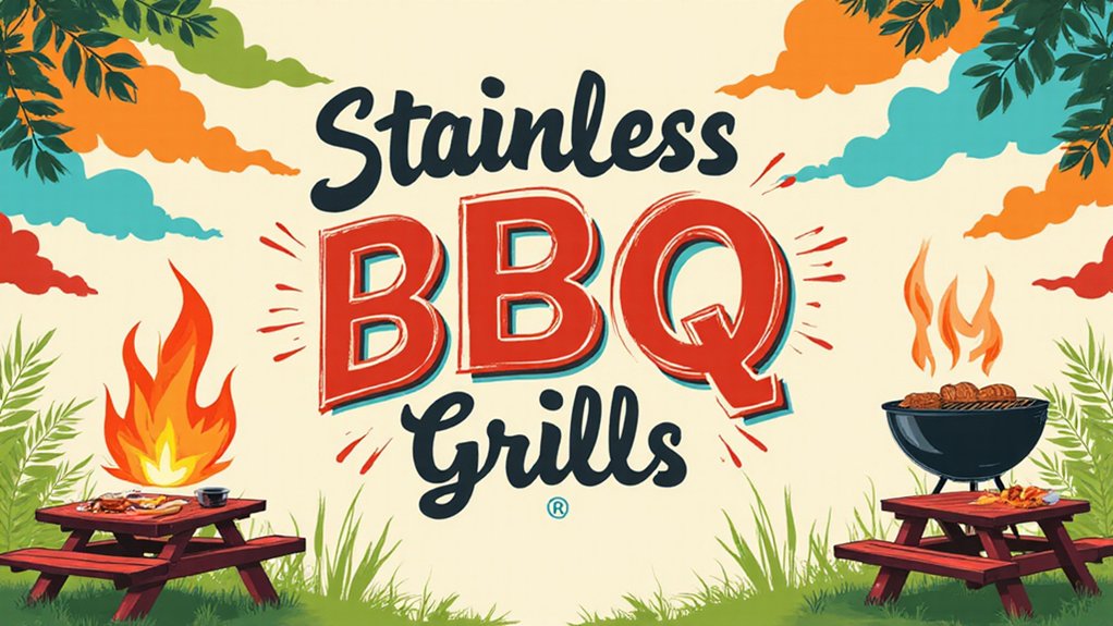 grilling outdoor feasts stainless steel