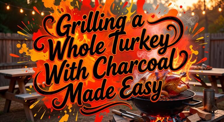 grilling whole turkey charcoal made easy