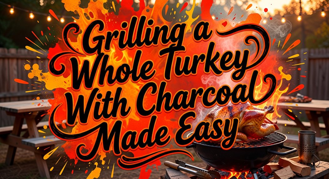 grilling whole turkey charcoal made easy