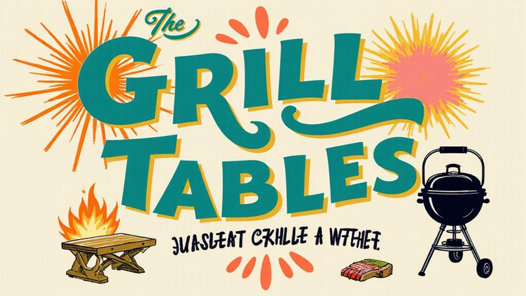grills tables weber complement