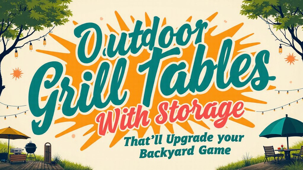 outdoor grilling storage upgraded backyard
