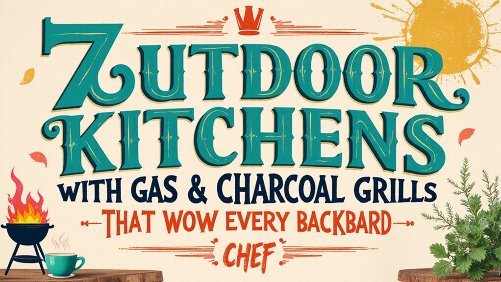 outdoor kitchens gas charcoal wowing chefs