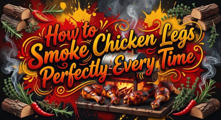 perfectly smoked chicken legs every time
