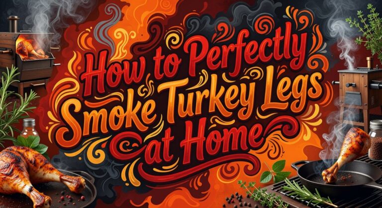perfectly smoked turkey legs at home