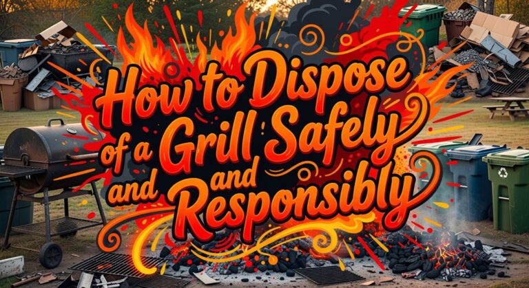 safely discard grill responsibly