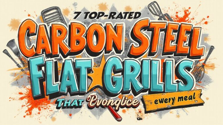 sizzling carbon steel flat top grills