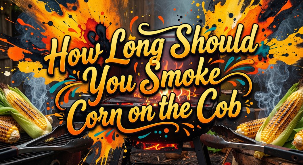 smoke corn cob duration time