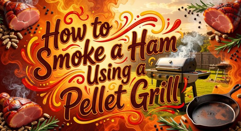 smoke ham using pellet grill