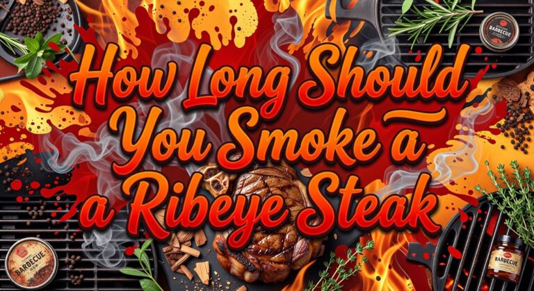 smoke ribeye steak duration determined