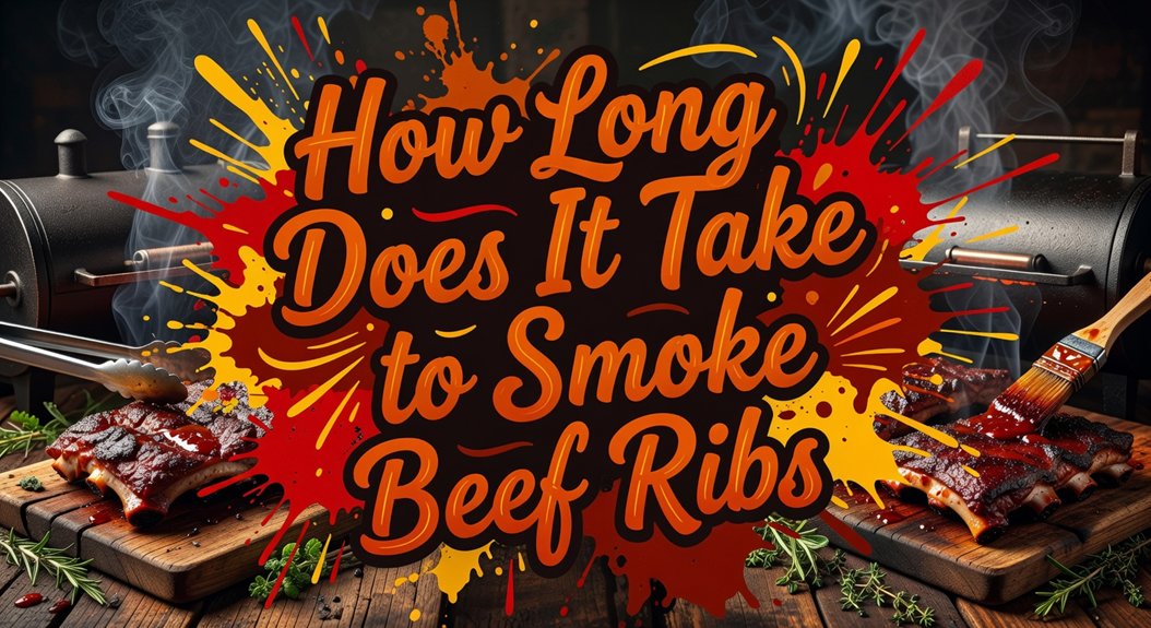 smoke time for beef ribs