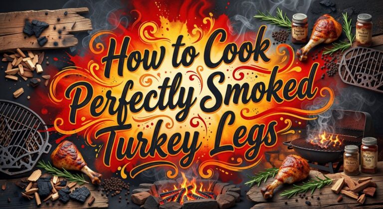 smoke turkey legs perfectly cooked