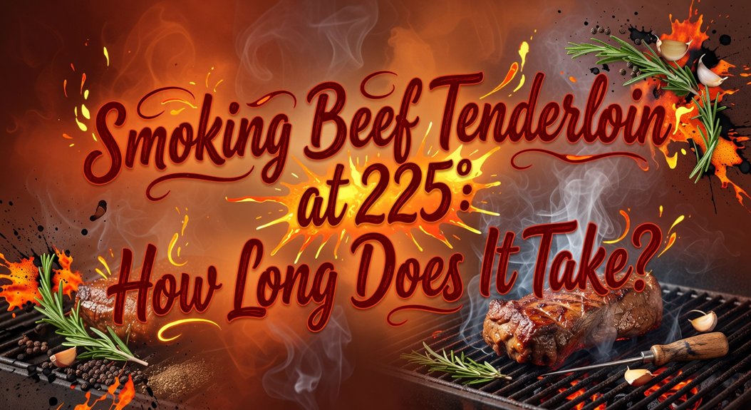 smoking beef tenderloin time duration