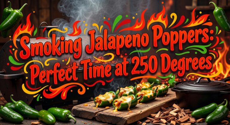 smoking jalapeno poppers at 250 degrees