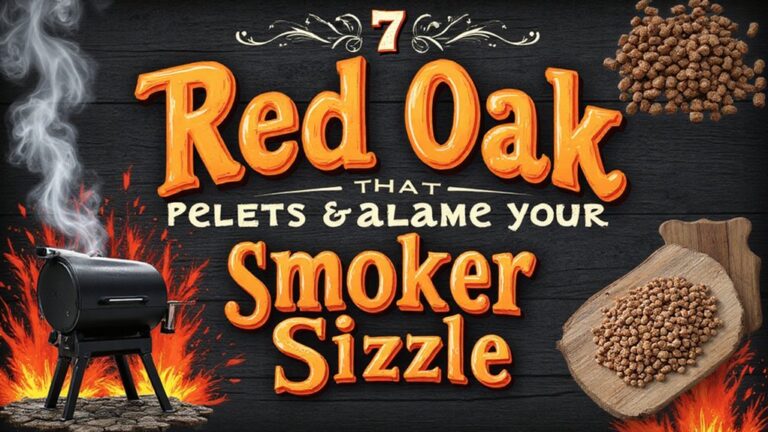 smoky red oak pellet sizzle
