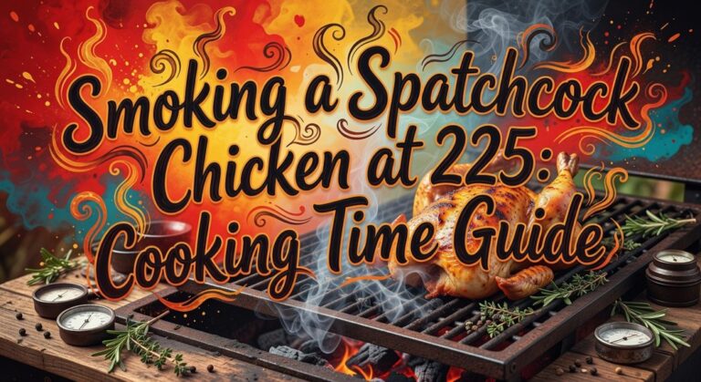 spatchcock chicken smoking 225 degrees cooking time