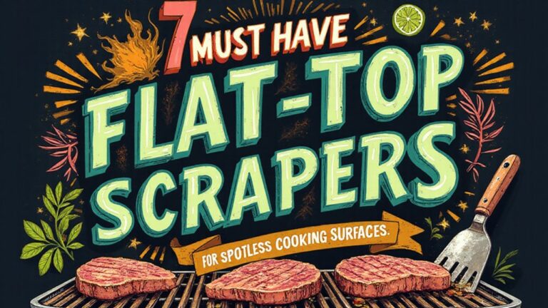 spotless flat top grill scrapers