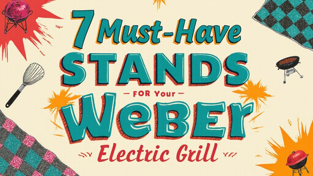 weber electric grill essential accessory stands
